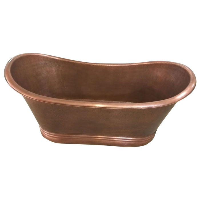 Thin Rolled Edge Copper Bath