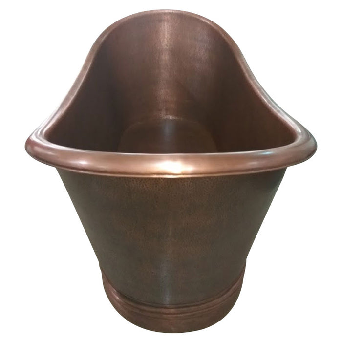 Thin Rolled Edge Copper Bath